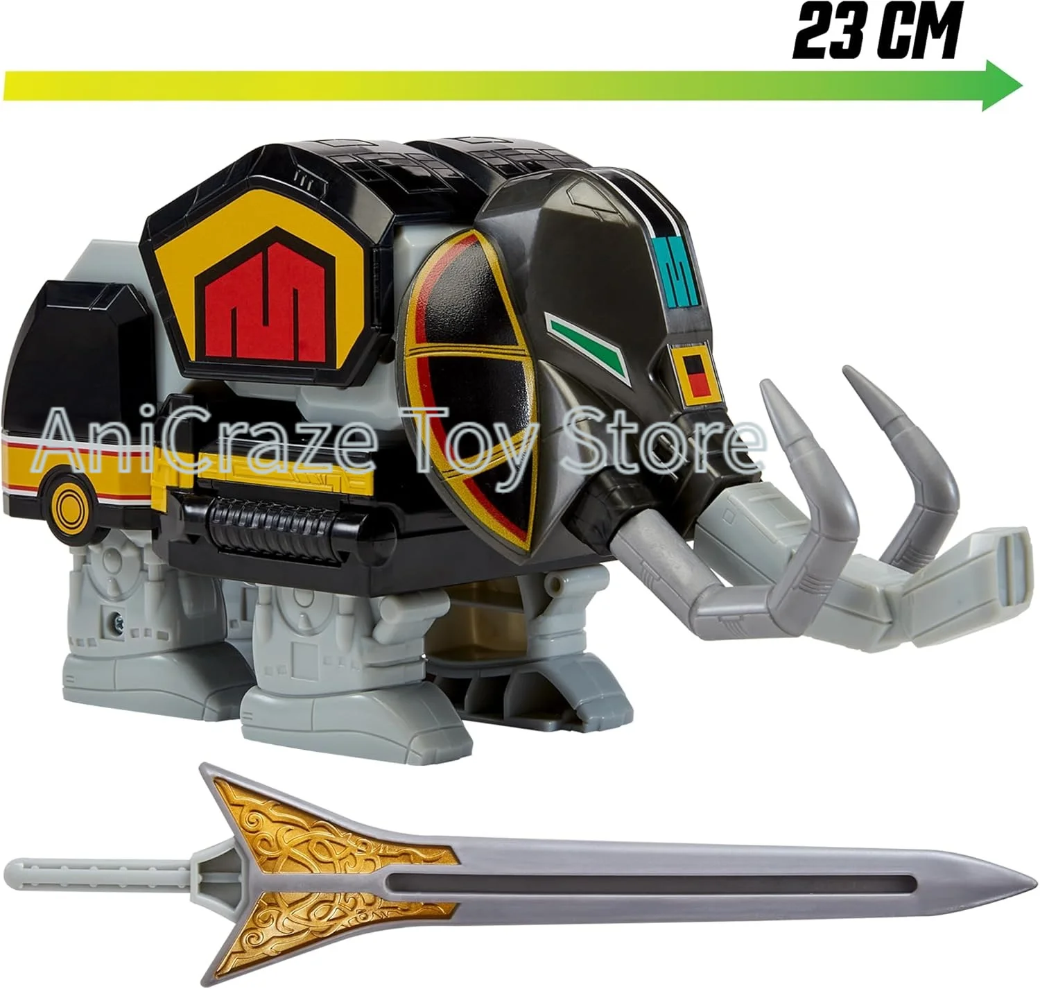 Фото Коллекционная фигурка-трансформер ULTIMATE MEGA THUNDERZORD Megazord: Тираннозавр Рекс Динозорд, игрушка-подарок №4