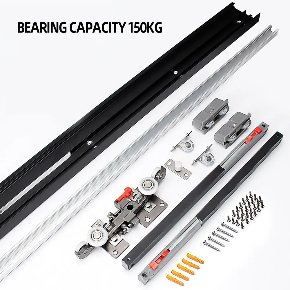 

Полностью скрытая раздвижная направляющая, невидимая раздвижная дверь, двунаправленное буферирование, шкив колеса деревянной двери без следов