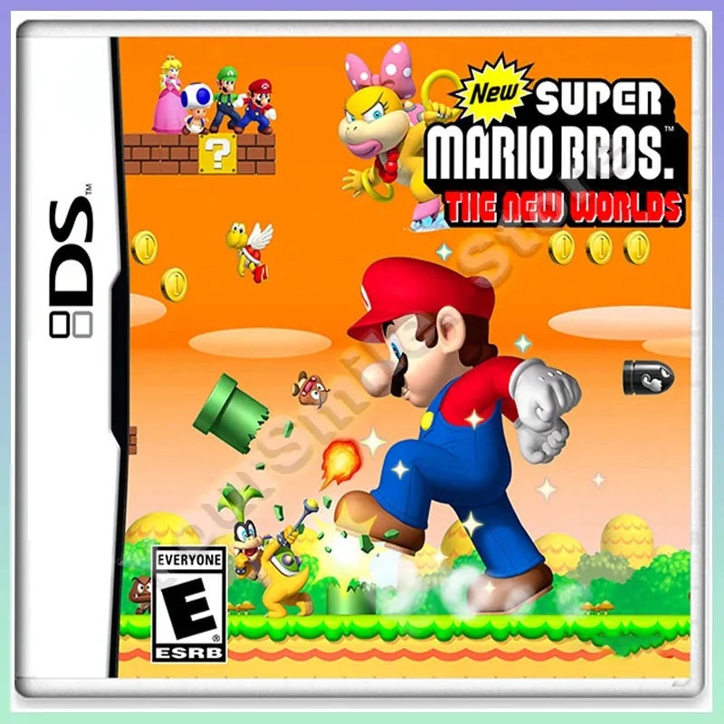 Новый Super Mario Bros. - Игровая карточная коробка New World NDS американская версия на