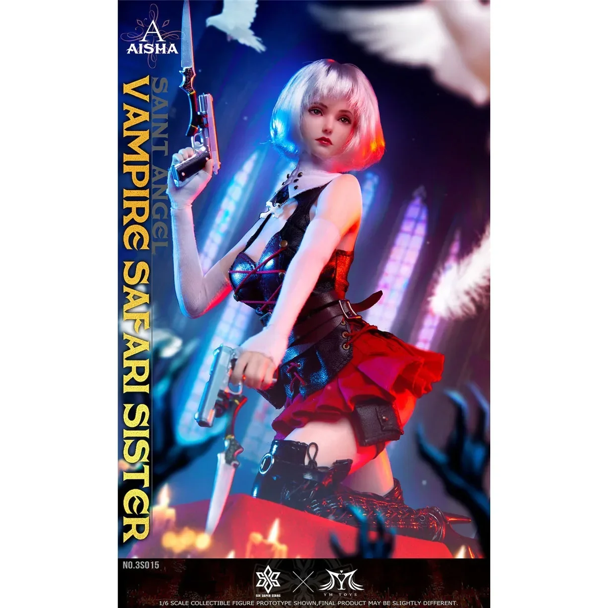 Фотообои 100% оригинал Aishm 3STOYS 3S015 Сен Ангел сафари вампир сестра 1/6 Модель