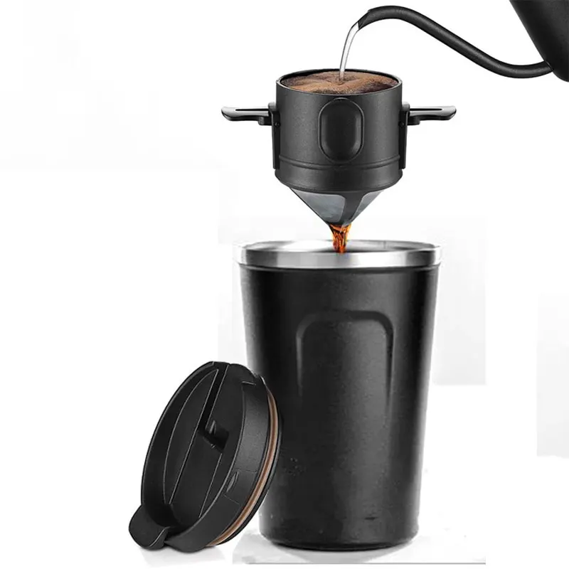 

Coffee Filter Hand-made Coffee Dripper Tea Cup Set Coffeeware Reusable Portable Travel Mug Coffee Tea Holder Funnel Baskets