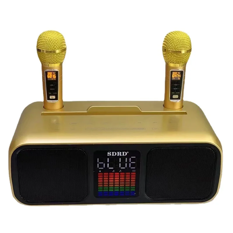 

SD318 Bluetooth Speaker Home Theater Mobile TV Karaoke Wireless Microphone Integrated Audio TF Portable Outdoor Singing Machine