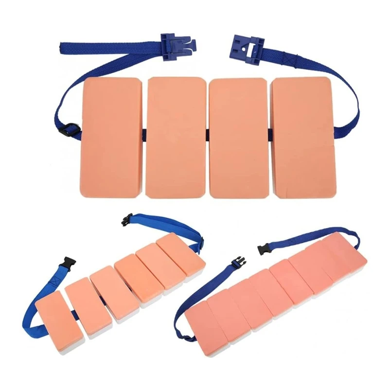 

Swim Belt, EVA Auxiliary Removable Floatation Buoyancy Foam Aids Swim Waist Belt for Kids Adults Swimming Training D5QD
