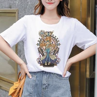 hot spring summer queen graphic womens t shirt printed graphic tees vouge shirts for women o neck wome short sleeve