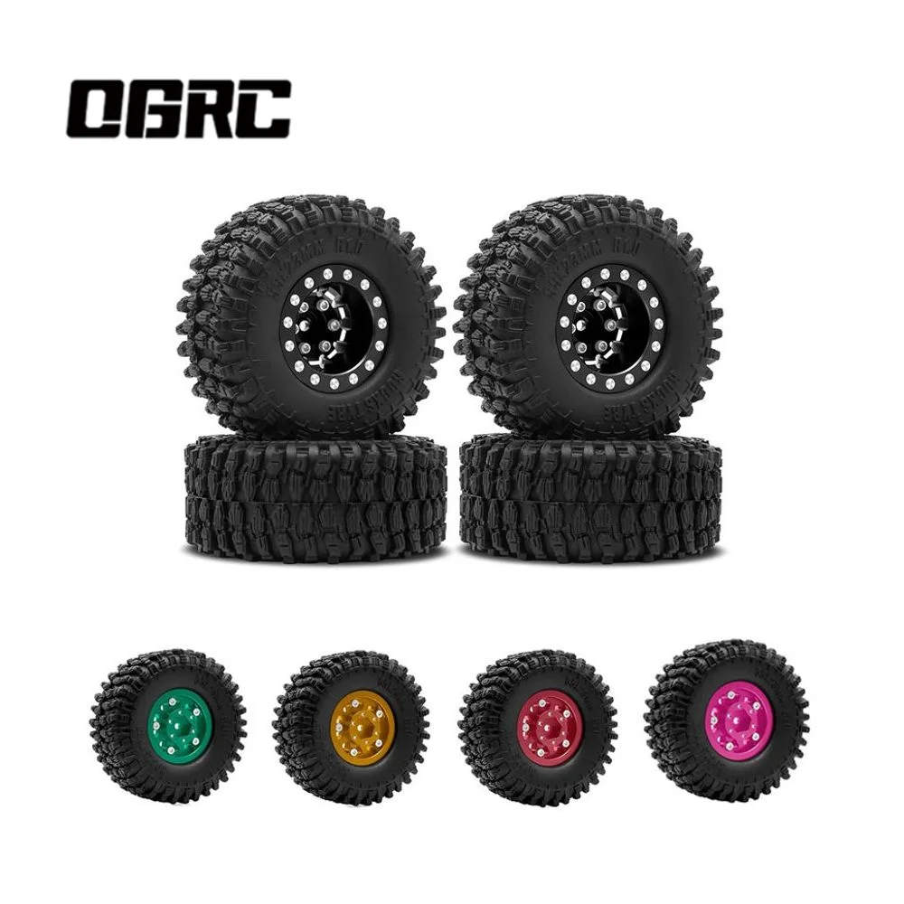 

OGRC 1.0 Wheels Deep Dish Rims Negative Offset 7mm Wheels for SCX24 Gladiator Bronco C10 JLU Deadbolt RC Crawler Upgrades Parts