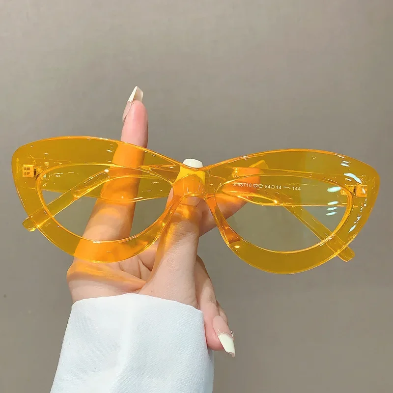 Очки солнцезащитные женские винтажные в стиле кошачий глаз пикантные Роскошные