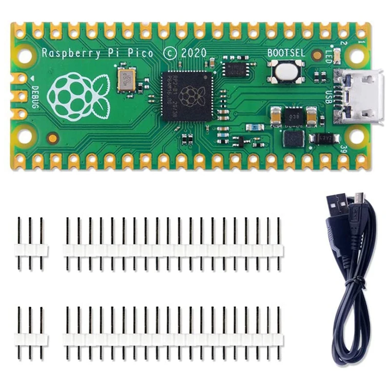 

Flexible Microcontroller Mini Development Board, Based On For Raspberry Pi RP2040, Dual-Core ARM Cortex M0 + Processor