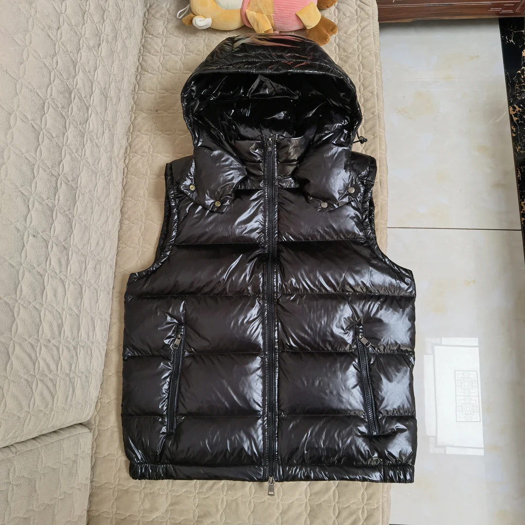 

High Quality 90% White Duck Down Vest Black Bodywarmer for Men Spring Winter Sleeveless Down Jacket Feather Waistcoat ZN90