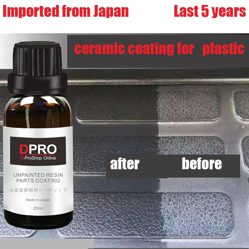 Car Plastic Parts Retreading Agent Leather Parts Wax Instrument Panel Restorer Keep 5 years Car Maintenance From Japan