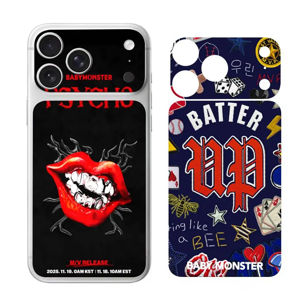 Фото Защитная пленка-наклейка Singer B-BABYMONSTER Anti-Scratch для задней панели iPhone 17 Pro 17 Pro Max №5