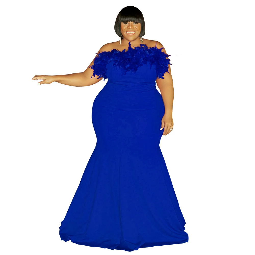 Plus Size Women Party Dresses Turkey Club Evening Dress Female Fashion Lady Elegant Evening Party Bodycon Gowns Dress Outfit