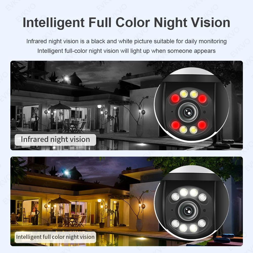 Tnnian 5MP POE PTZ Camera Outdoor Two Way Audio Color Night Vision Camera Ai Human Detection Surveillance IP Camera iCsee images - 6