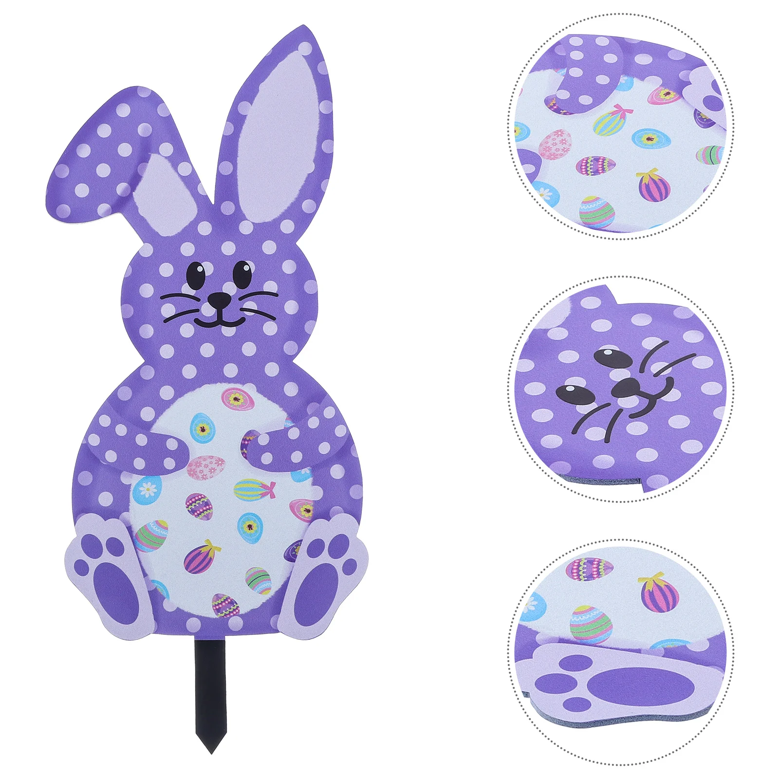 

Easter Yard Garden Sign Decorations Signs Lawn Bunny Rabbit Happy Supplies Day Decoration Party Favor Decor Flag Egg Stake