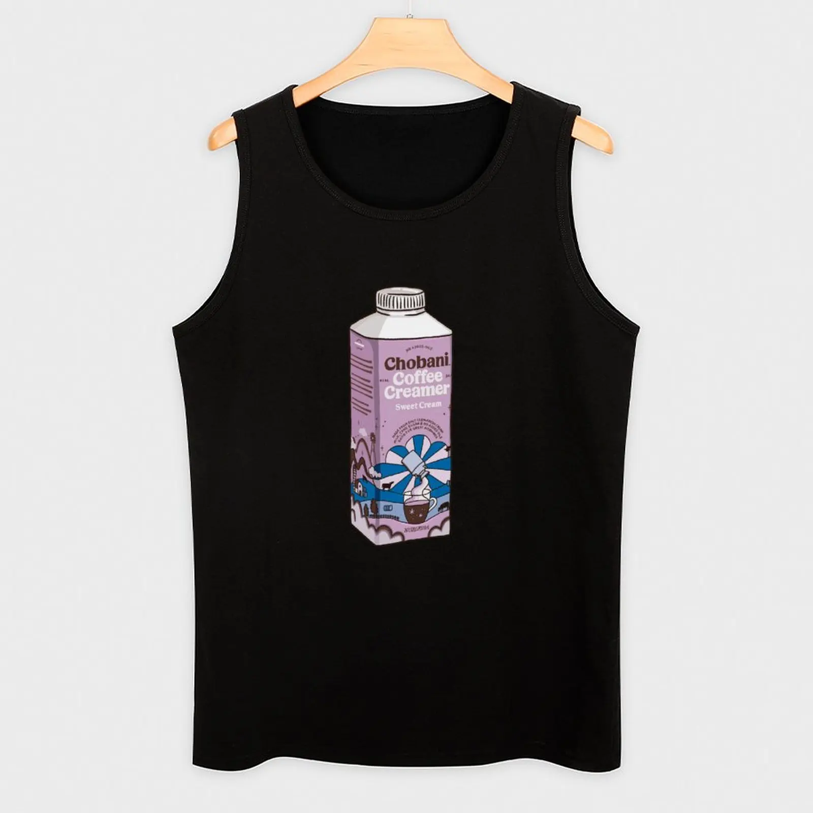 Chobani Sweet Cream Coffee Creamer Хлопковый мужской топ