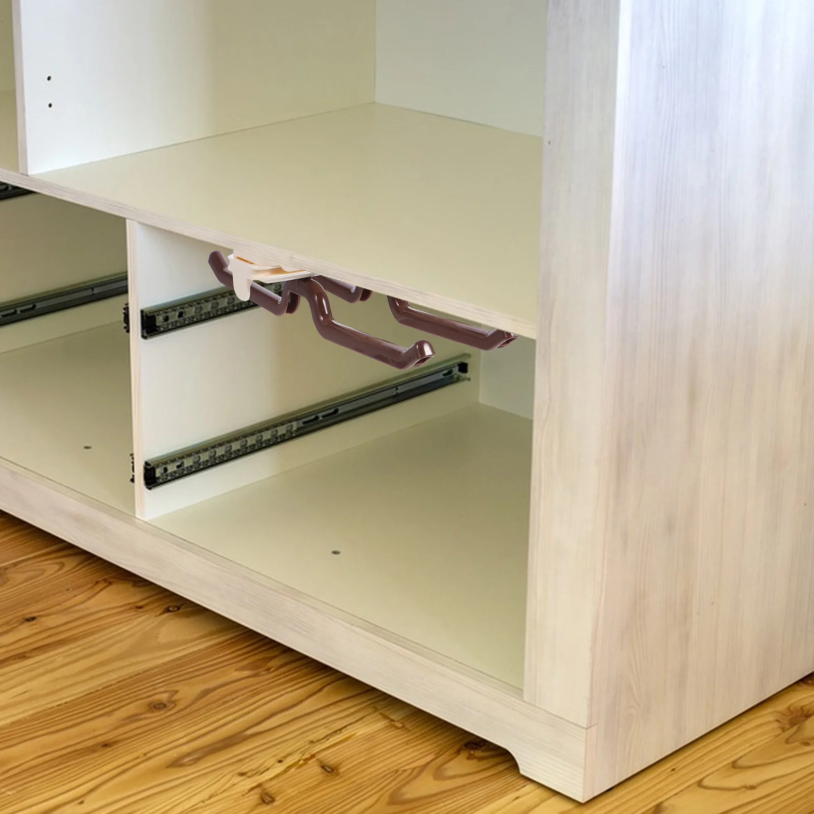 Телескопический крючок для гардероба раздвижная стойка направляющие с полным