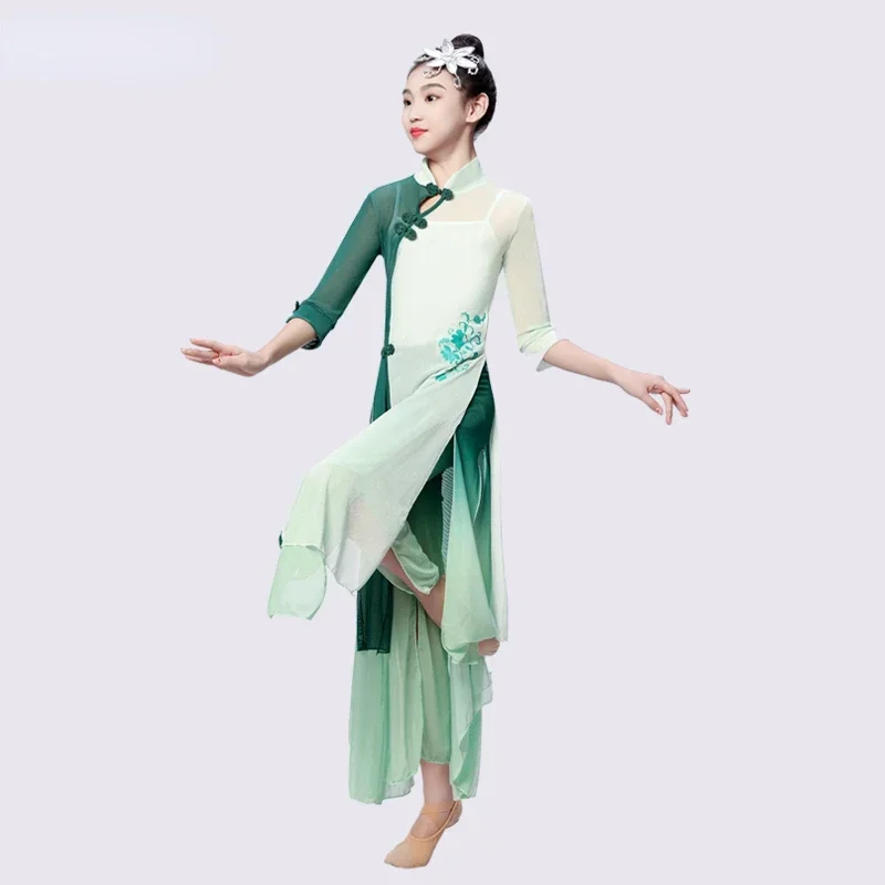 Классические танцевальные костюмы Hanfu традиционное элегантное китайское платье