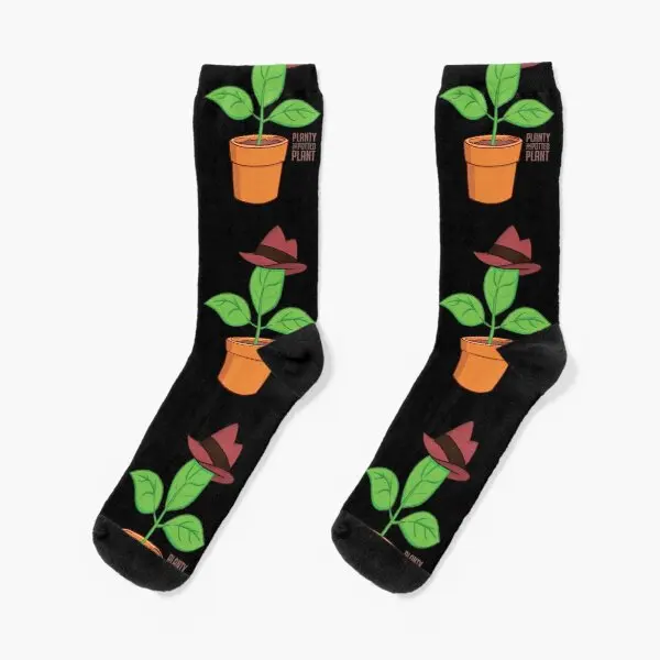 

Planty The Potted растительная Экипировка забавные женские носки короткая зимняя мультяшная Удобная дышащая Милая мужская хлопковая Осенняя Женс...