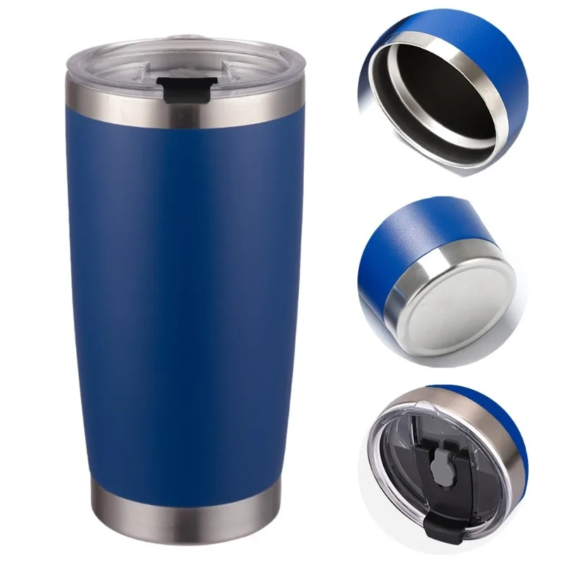 

20oz 304 Stainless Steel Thermal Mug with Vacuum Seal Leakproof Lid and Insulated Car Cup for Hot and Cold Drinks