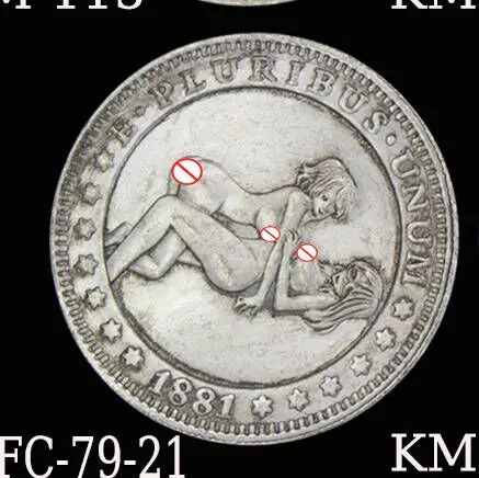 

Набор сексуальных монет и черепов