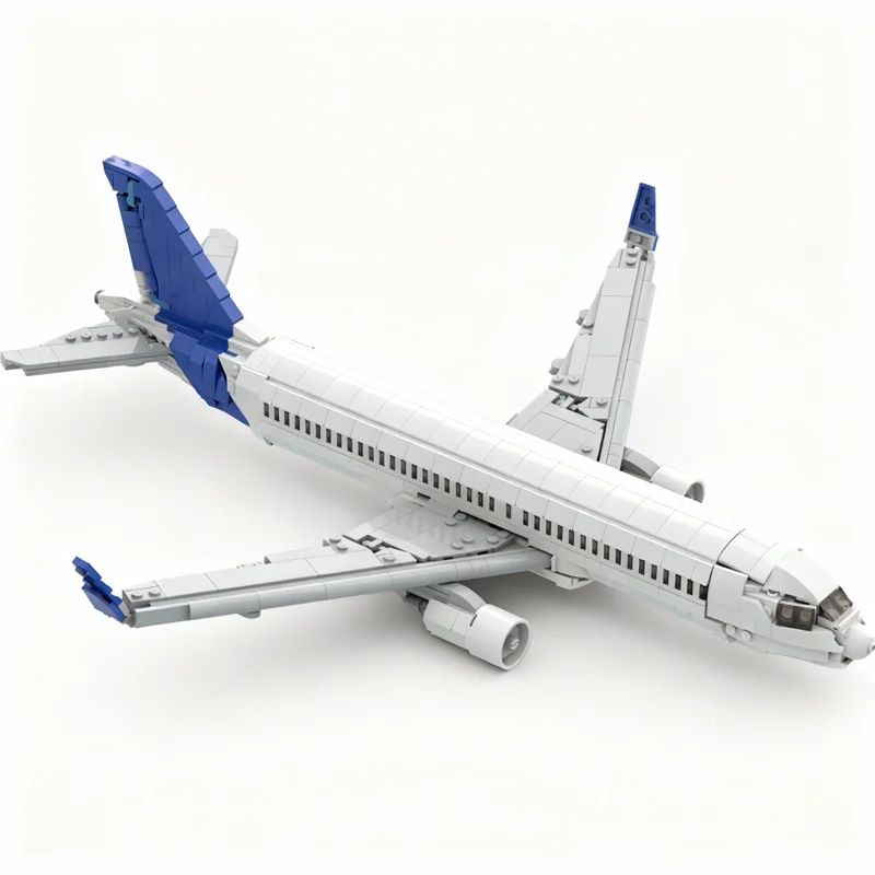 1098 деталей MOC Airbus NEO Factory Livery Creator Expert, модель-конструктор, архитектурный набор, кирпичики, игрушка для детей, рождественский подарок (art.: 3920dc707a3cb) - 3920dc707a3cb
