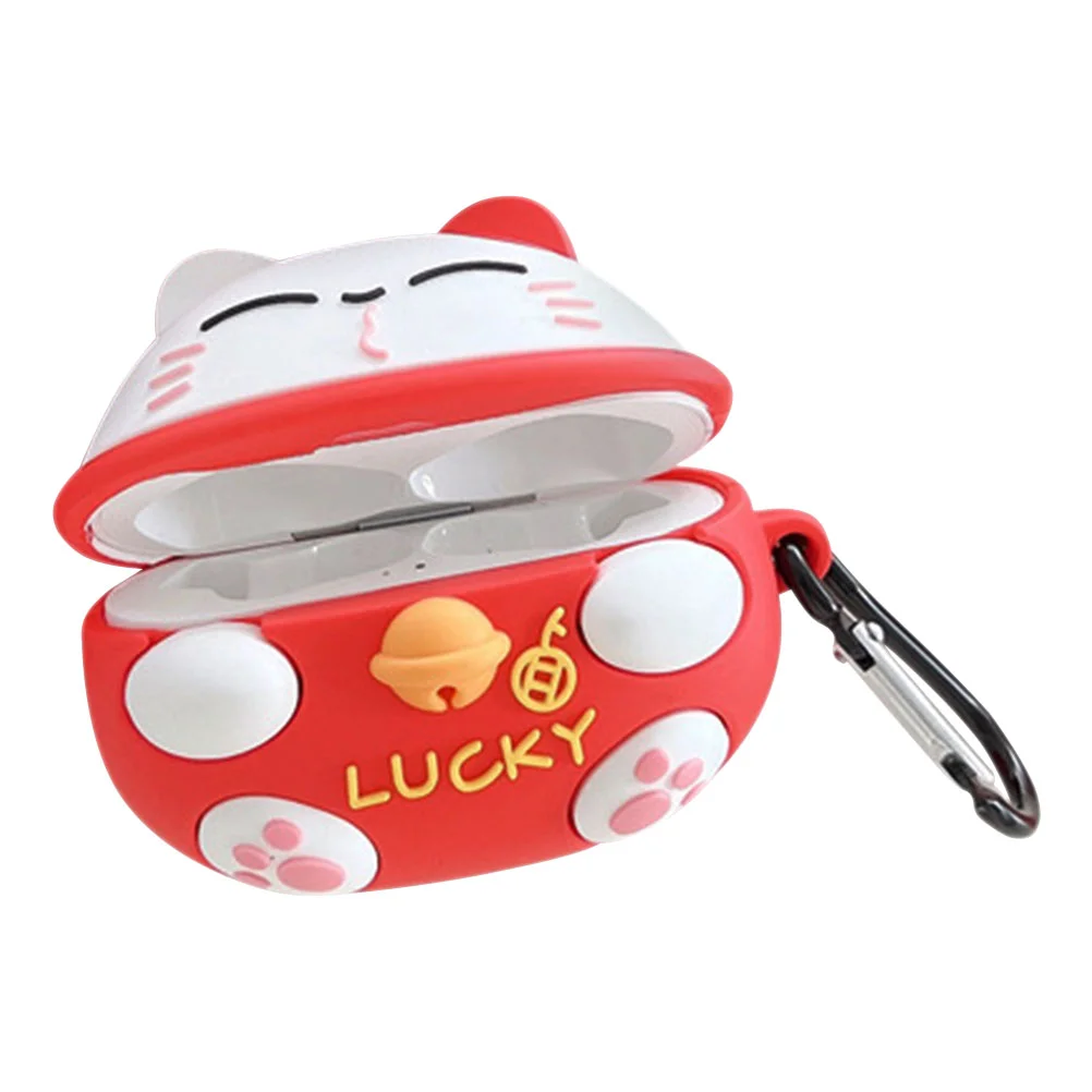

Cat Wireless Headphones Ear Buds Cover Wireless Earbud Earphone Case Cartoon Earbuds Case Cover