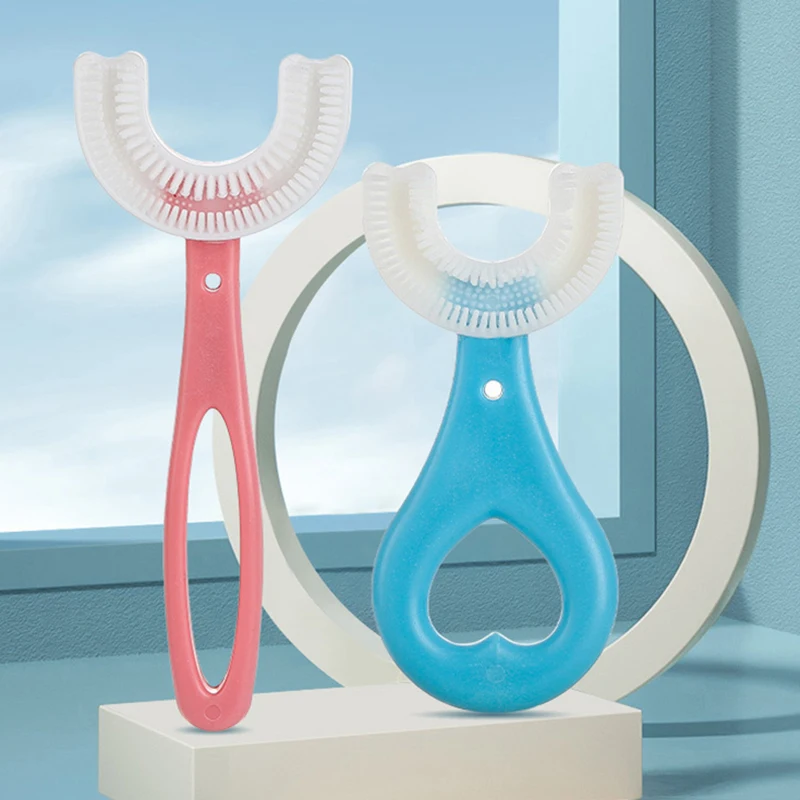 Hot Selling 2-12 Ages Kids Toothbrush U-Shape Infant Toothbr