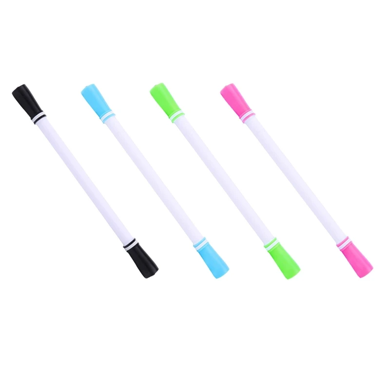 

Двухсторонняя Вращающаяся ручка, записываемая Вращающаяся ручка, ручка для декомпрессии, Подарочные игрушки идеально для мальчиков, девочек, офиса, мужчин, тальная, полынька P9JD