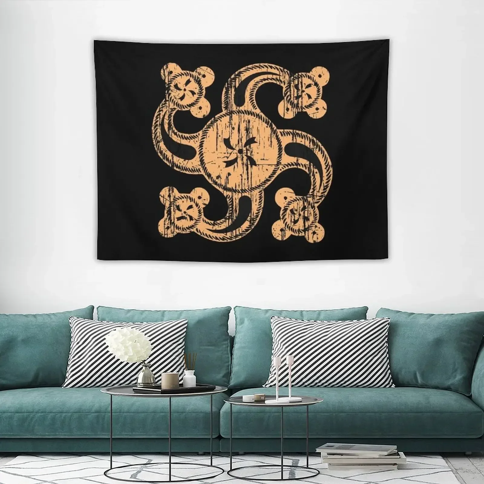 Гобелен с символом древнего молока эстетические украшения для комнаты украшение