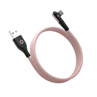 convenient charging cord elbow design durable data cord type c charger cord wire for phone data cable