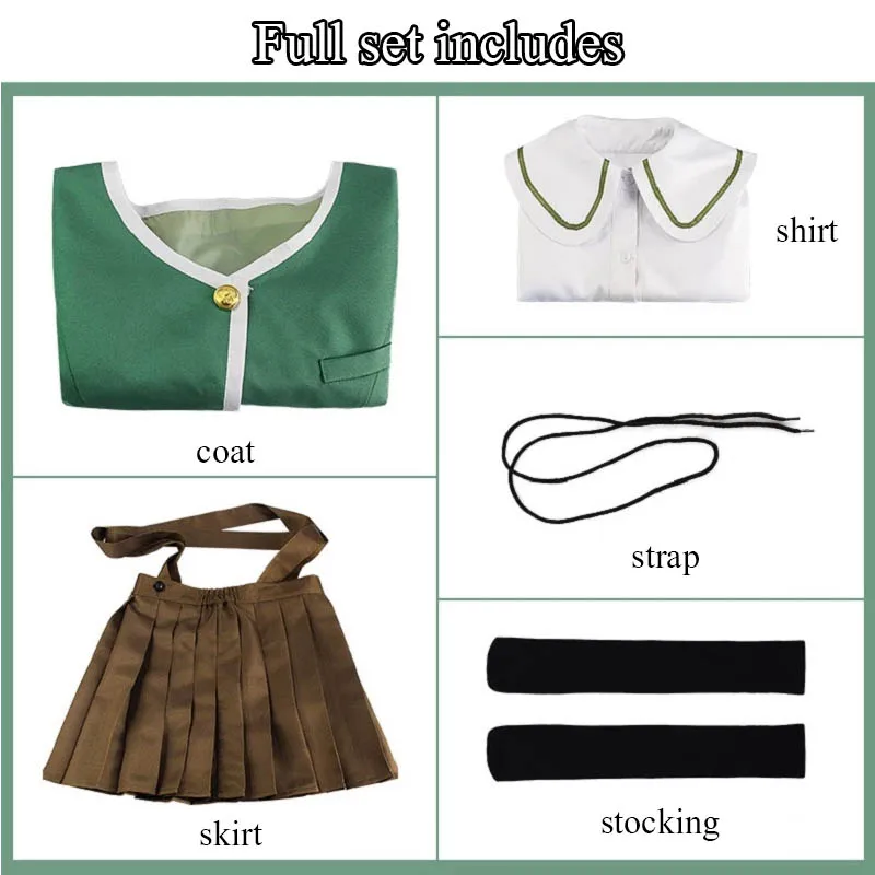 Новинка костюмы для косплея на Хэллоуин модная Милая униформа школьниц пальто