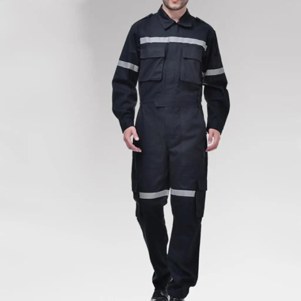 

S-XXXL Mens Coverall Overalls Boiler Suit Big Pockets Workwear Boilersuit