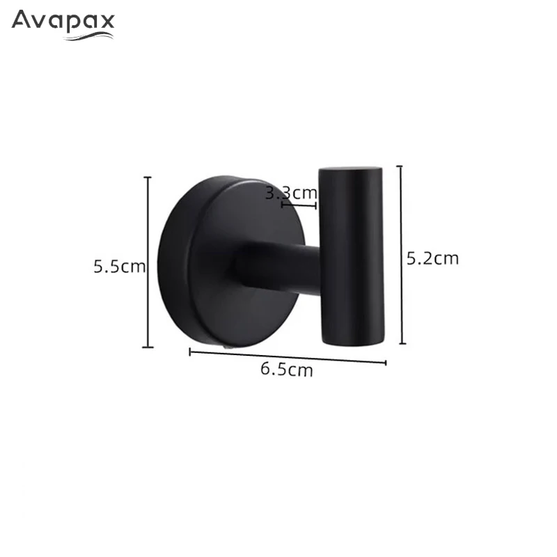 Золотистый крючок для халата Avapax настенный из нержавеющей стали подвесные