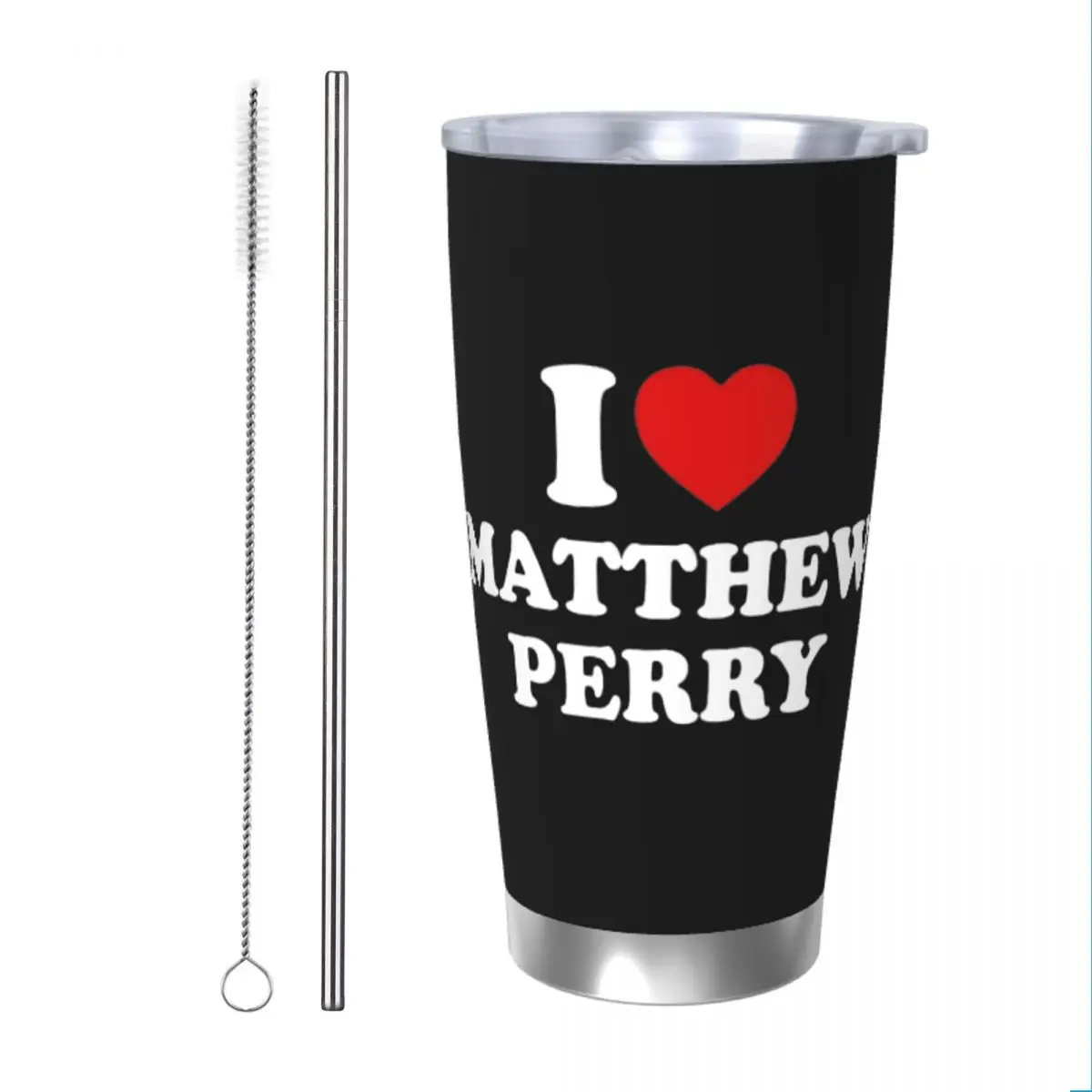 Я люблю Мэтью Перри стакан вакуумная Изолированная Термокружка с крышкой