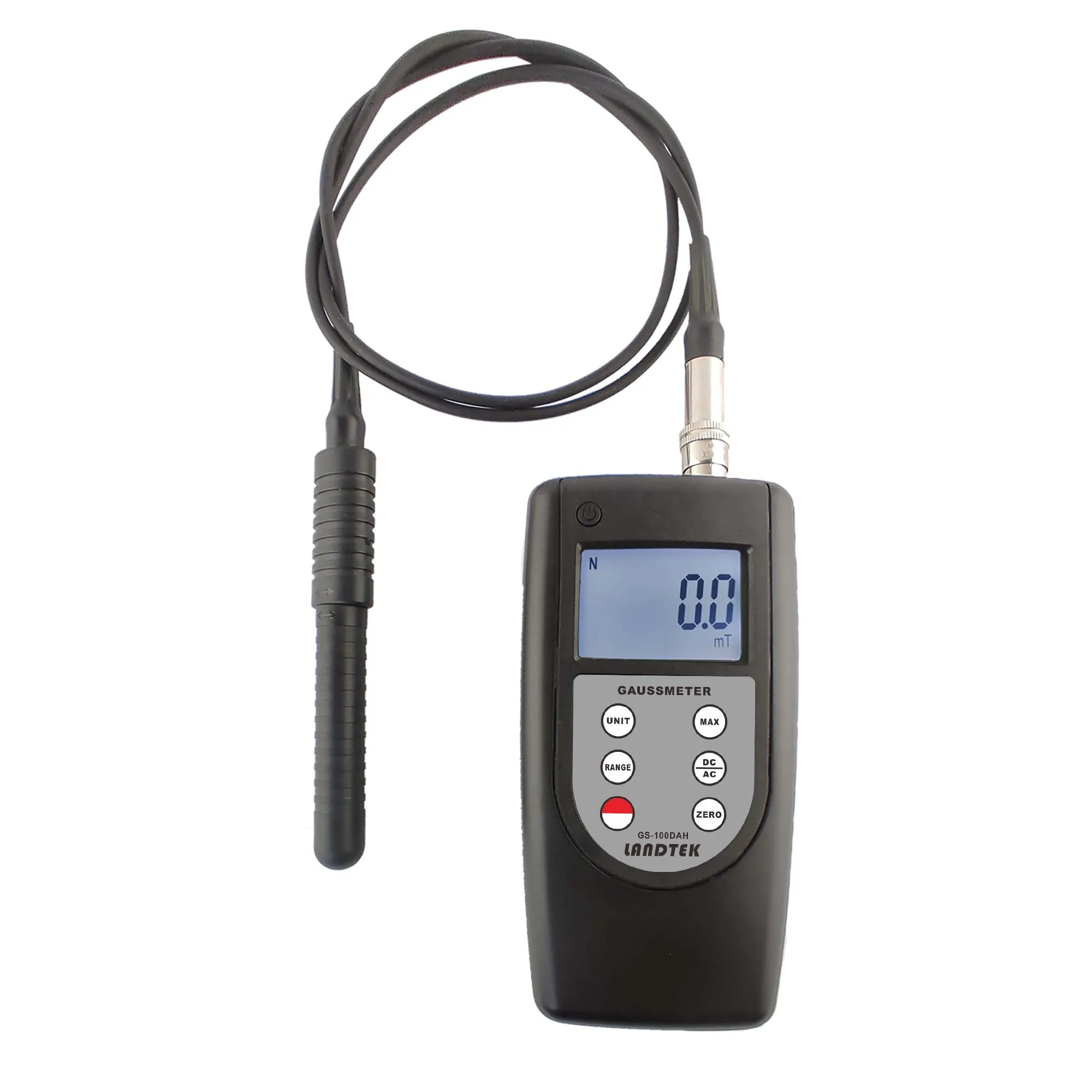 

LANDTEK Handheld Gauss Meter Measure Magnetic Field Gaussmeters GS-100DAH DC / AC Accuracy 1%