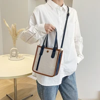 cgcbag casual canvas women shoulder bag 2022 trend simple luxury brand tote bag female designer crossbody bags retro handbag