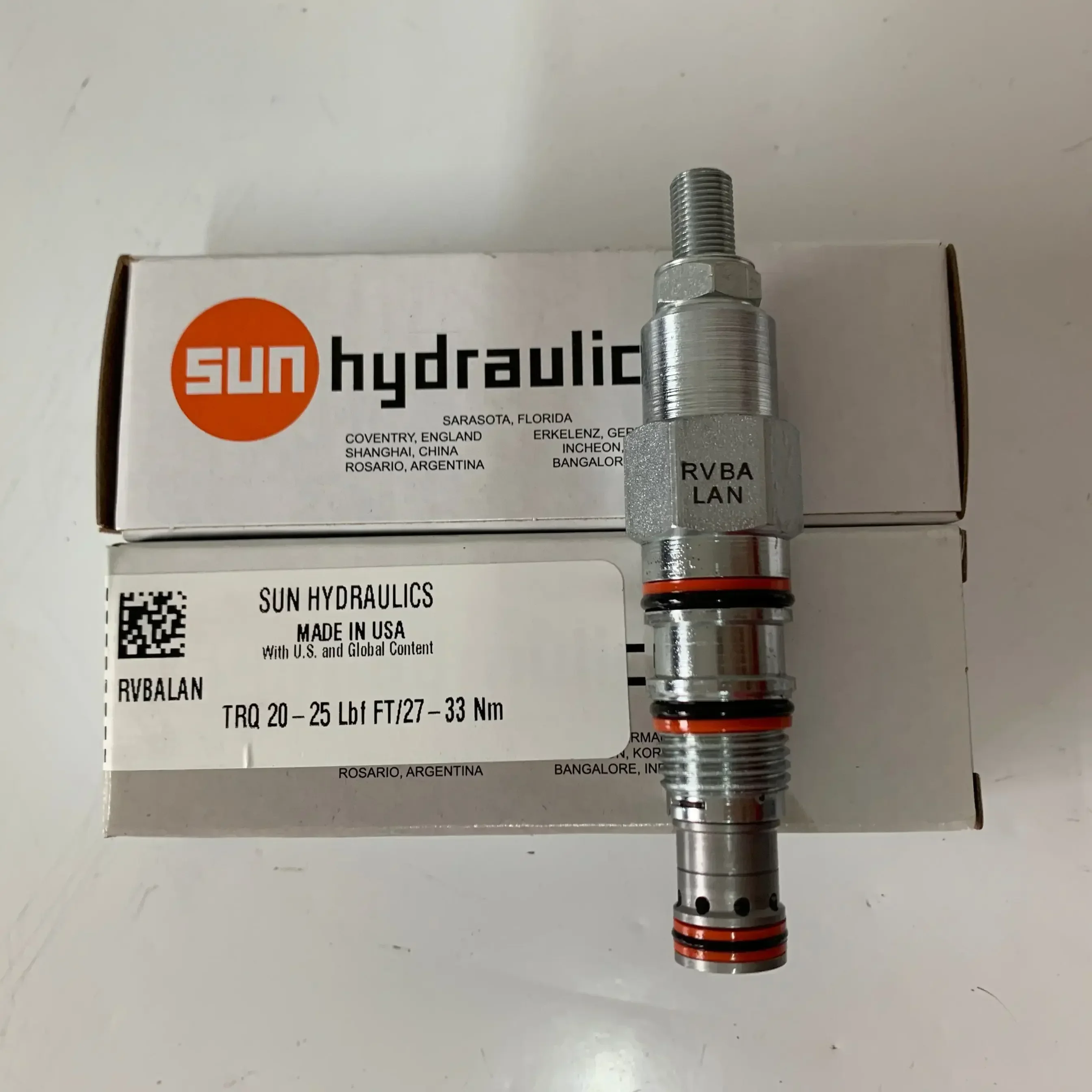 RVBALAN RVBA-LAN RVBA LAN SUN HYDRAULICS ORIGIN подлинный Ventable сбалансированный поршневой