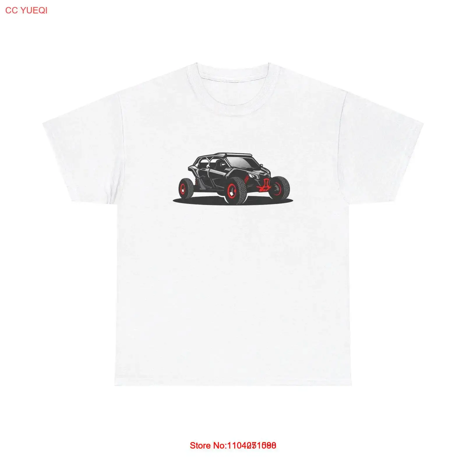 Футболка с багги-автомобилем - крутая винтажная футболка для квадроциклов UTV