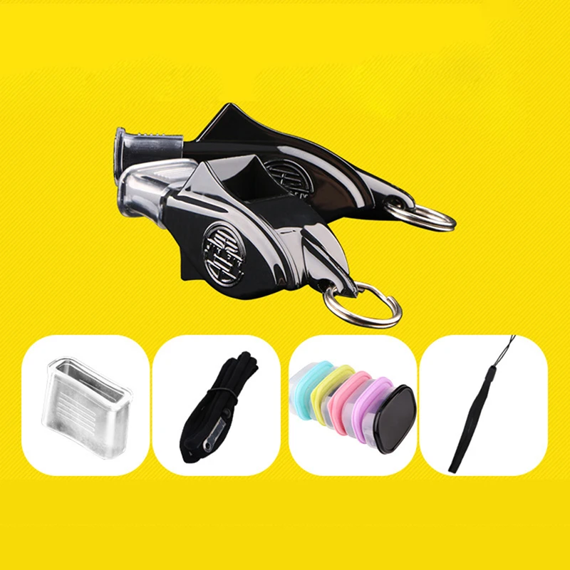 

Whistle 130 Decibels High Frequency Dolphin Whistle For Match Referee Mouth Grip