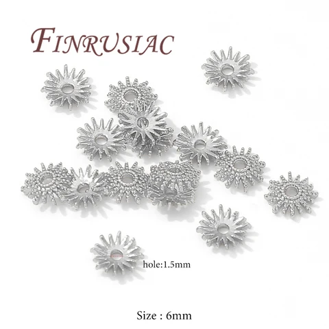 Позолоченные колпачки для бусин FINRUSIAC 40 шт