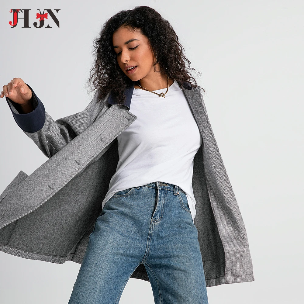 2024 весна-осень новая корейская модная женская хлопковая джинсовая рубашка с