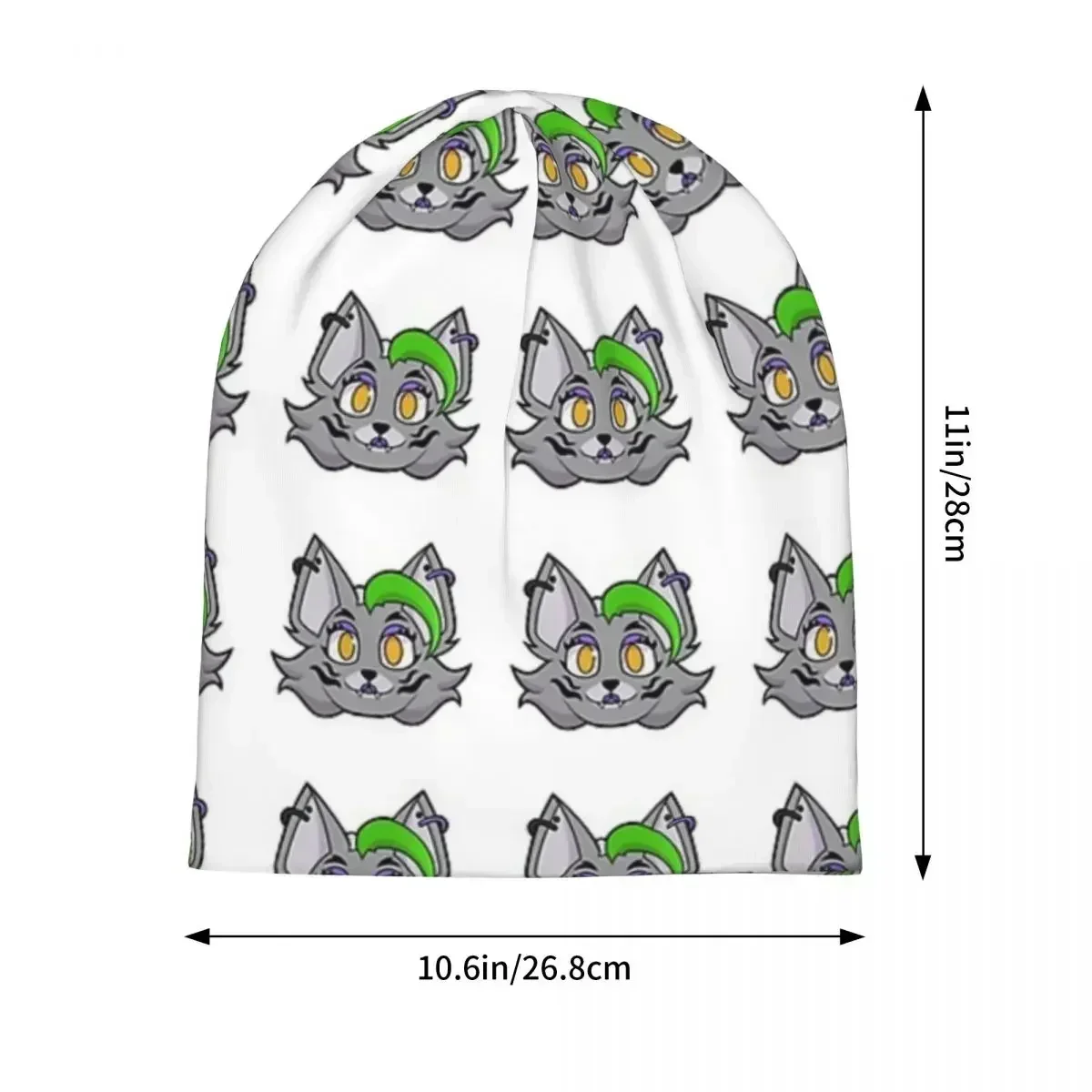 Roxanne Wolf-FNaF Skullies шапки теплая осенне-зимняя уличная шапка вязаная для мужчин