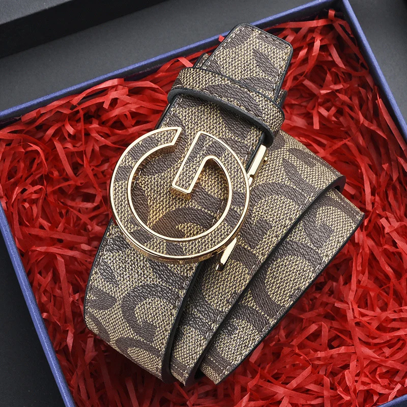 

Деловой мужской ремень, повседневный Модный Роскошный дизайнерский мужской брендовый автоматический G-пряжка, женские ремни, кожаный ремень для джинсов для мужчин