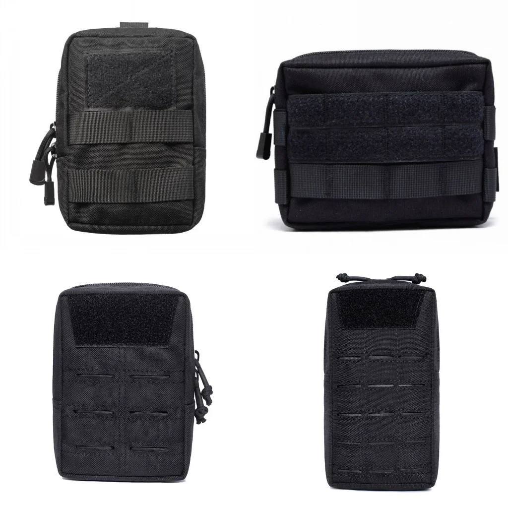 

Tactical Molle EDC Tool Pouch Utility Belt Waist Pack Phone Case Holder Wallet Military Outdoor Airsoft Hunting Medical Bag