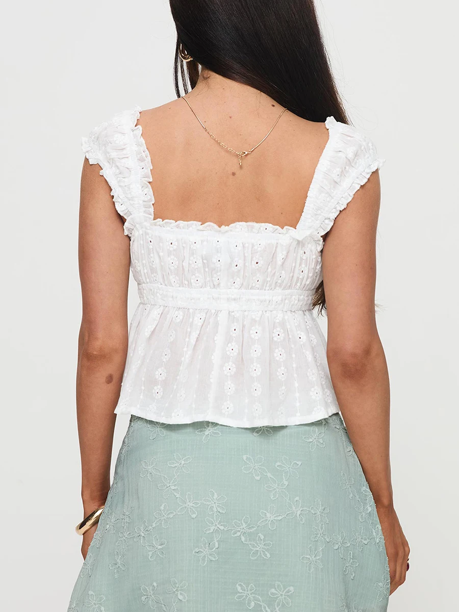 Женские укороченные базовые футболки повседневные летние топы с кружевными