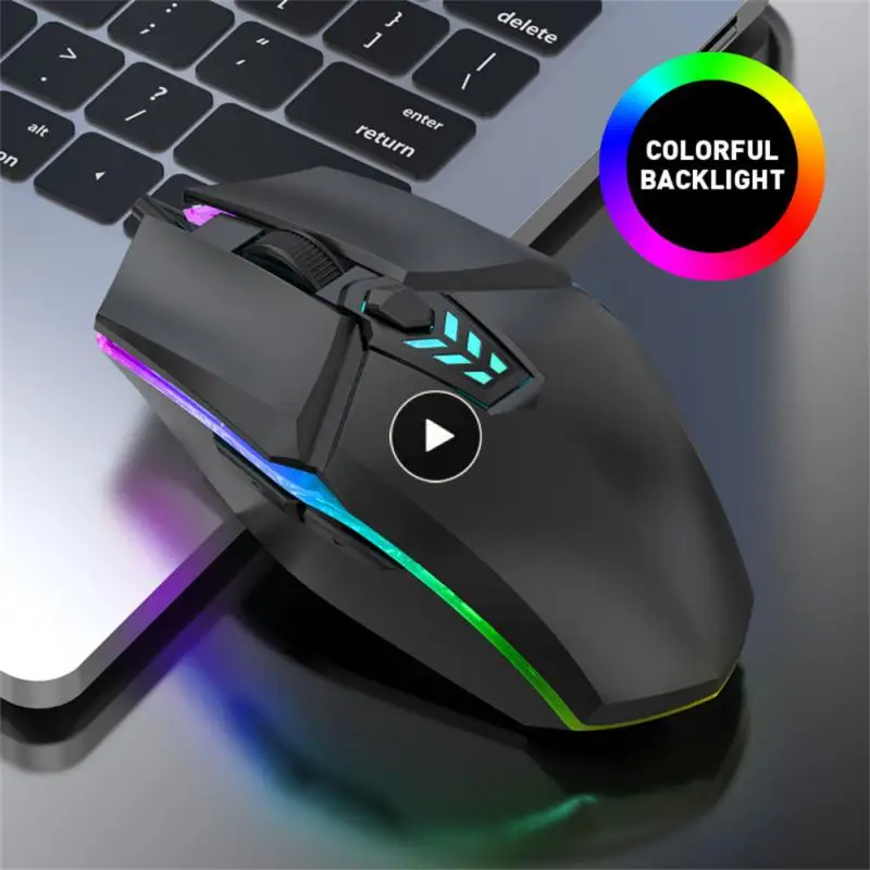 

Universal Breathing Light Mute Wired Gaming Mouse Led Backlit Mice Usb Mouse 1600 Dpi Wired Silent Mouse Office Luminous Mouse