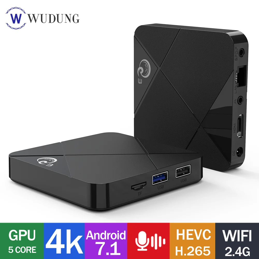 Умная ТВ-приставка Mini Q3 на Android 2 + 16 ГБ HDMI2.0 2022 7 1 ГГц Wi-Fi 4K HD Amlogic A95X медиаплеер 8 BT USB