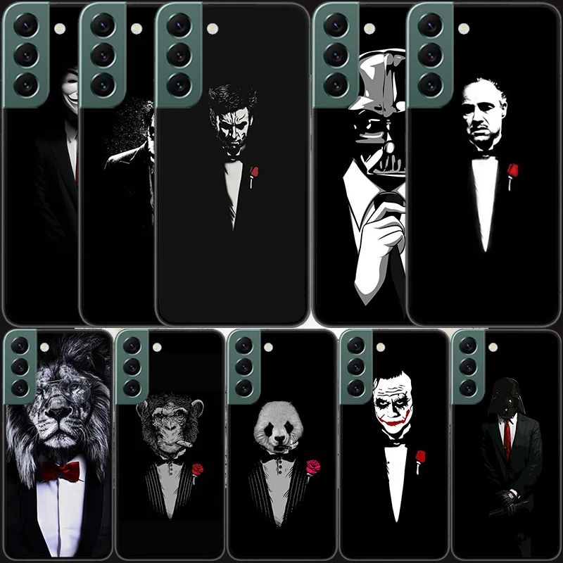 

Man Suit Shirt Tie Phone For Samsung Galaxy A51 A71 5G A10S A20E A20S A30 A40 A50 A70 A50S A70S A21S A31 A41 A01 A11 A90 Case Co