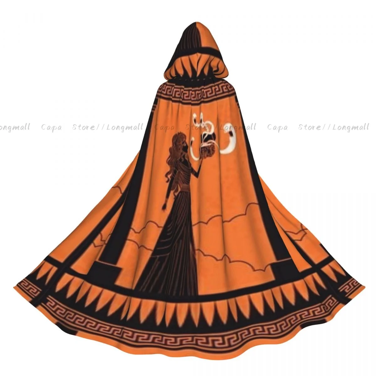 Пандора открывающая коробку плащ с капюшоном косплей костюм Хэллоуин для