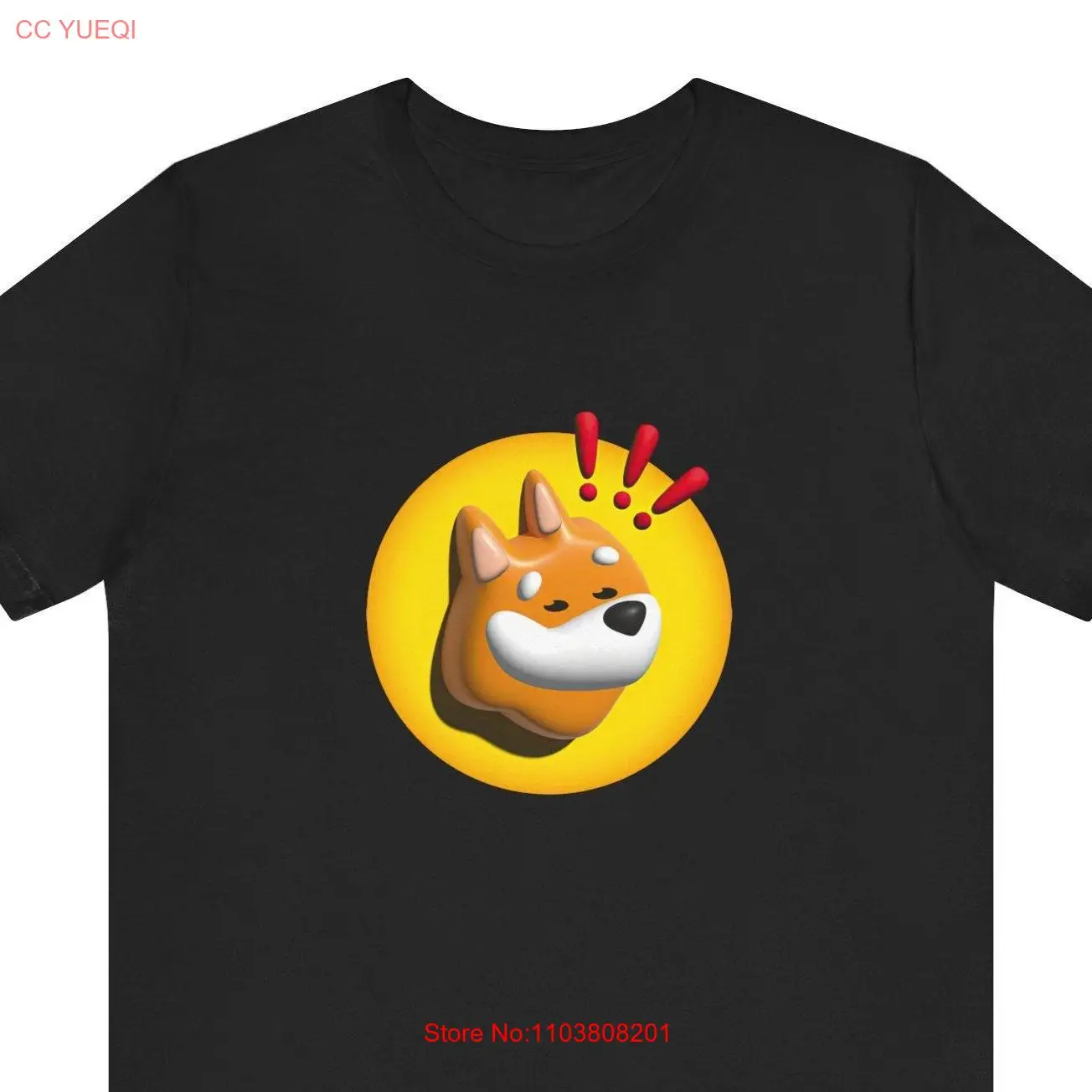 Футболка Bonk Memecoin 3D Хлопок