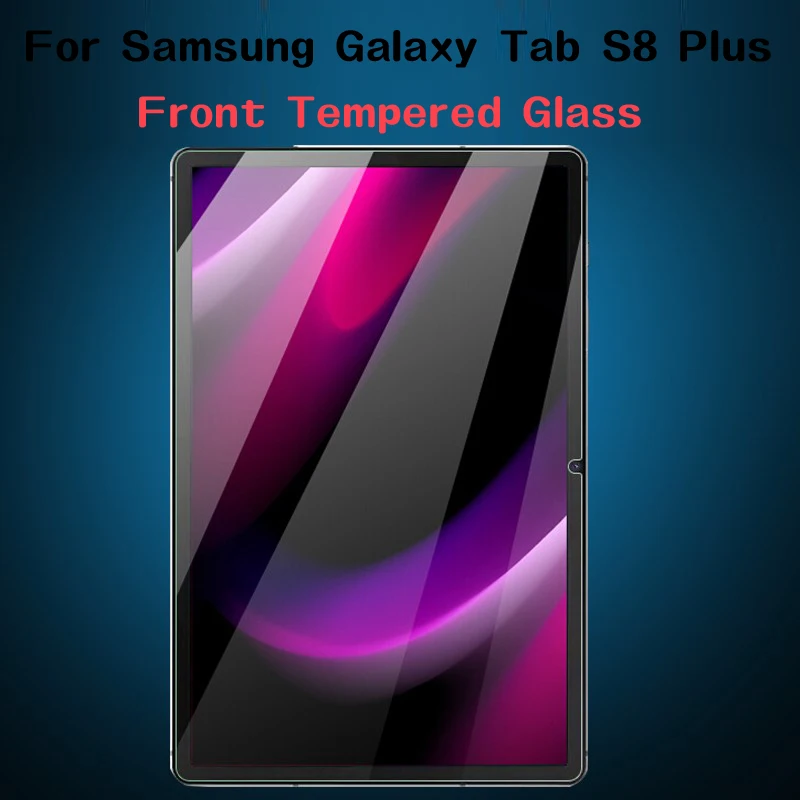 

Tempered Glass Film For Samsung Galaxy Tab S8 Plus SM-X800 SM-X806 Tab S7 FE SM-T730 SM-T736 Tab S7 Plus SM-T970 SM-T975 Extra